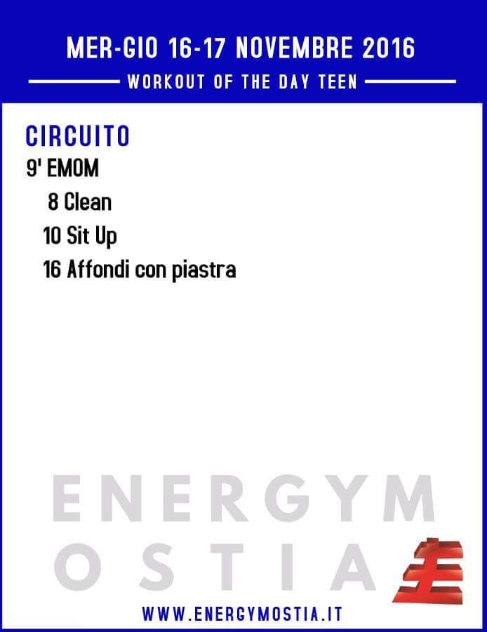 Energym_Ostia's tweet photo. #teen #clean #situp #affondi #emom #Workout #workoutoftheday #wod #training #allenamento #circuito #palestra #Roma #Ostia #energym #pesistic https://t.co/9XVFJTxlEE