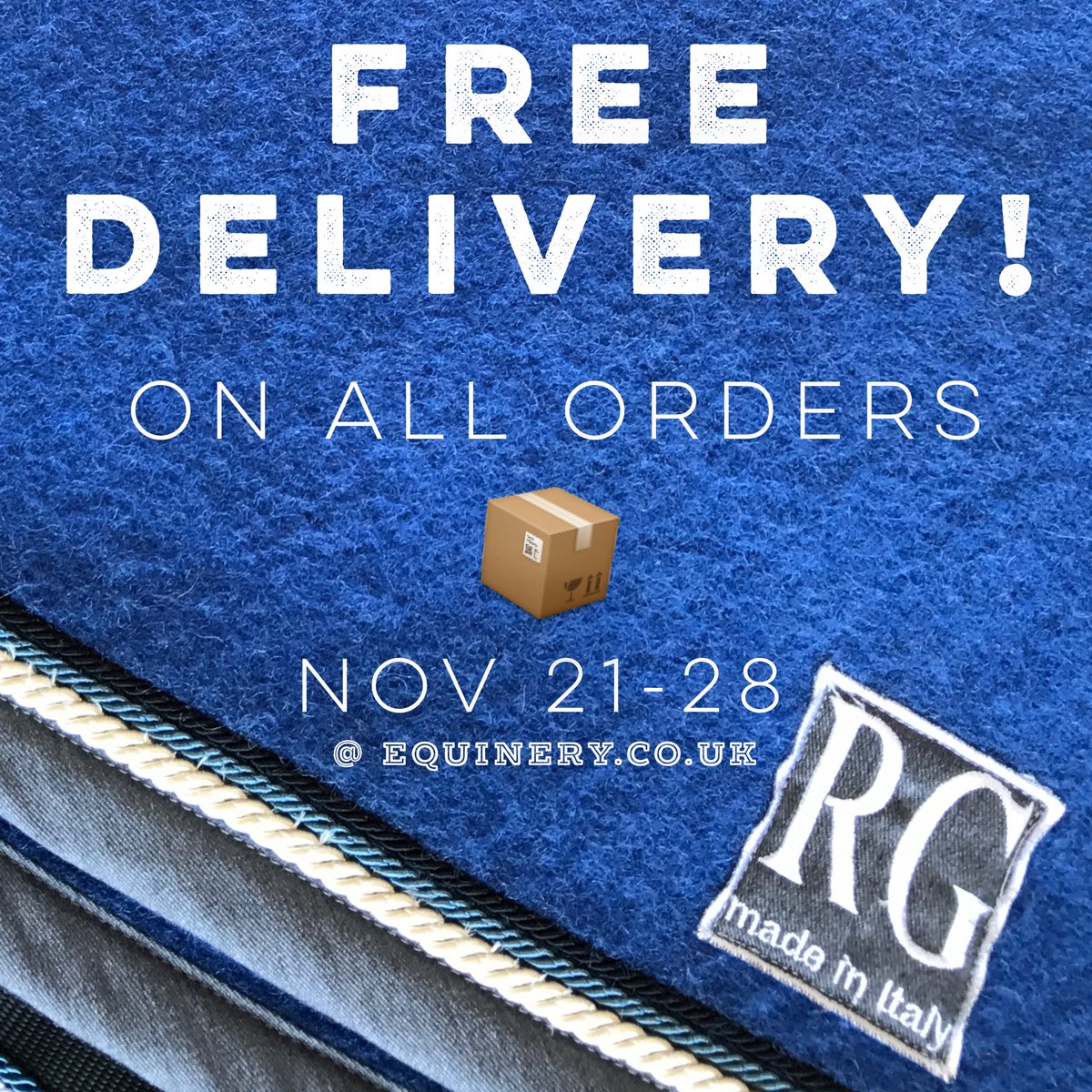 TheEquinery's tweet photo. BLACK FRIDAY OFFER! 

FREE Shipping on all orders between the 21 -28th November!

At https://t.co/9f2CAHMW1y https://t.co/LpKwzdjD7Y