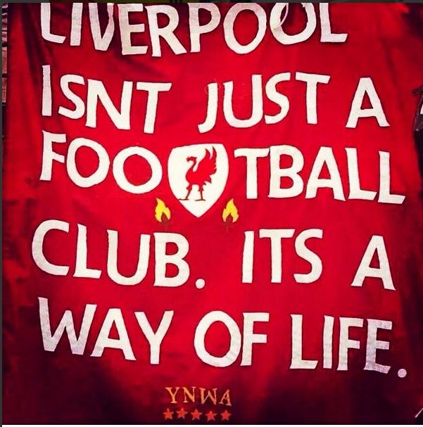 IamLFC10's tweet photo. "Liverpool isn't just a football club...Its a way of life" https://t.co/8mjlCmui1m