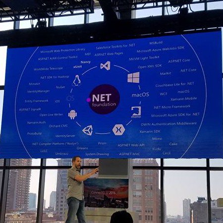 LBugnion's tweet image. I see #MVVMLight up there above @shanselman  (thanks for the picture @brianlagunas )