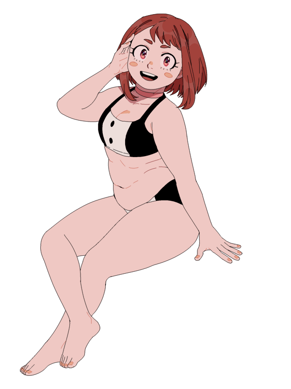 “just in an ochako mood” .