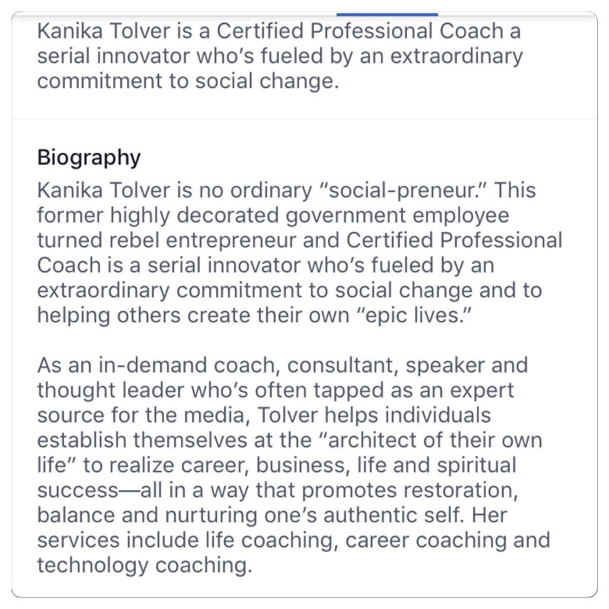 Who is Kanika Tolver? #personalbrand #careerbrand #professionalcoach #careercoach #author #speaker #kanikatolver