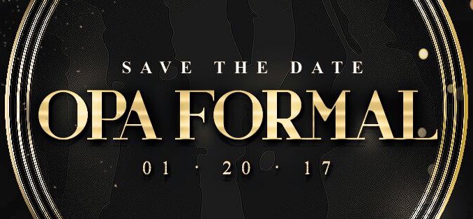 Are you ready for #OPAFormal #SaveTheDate