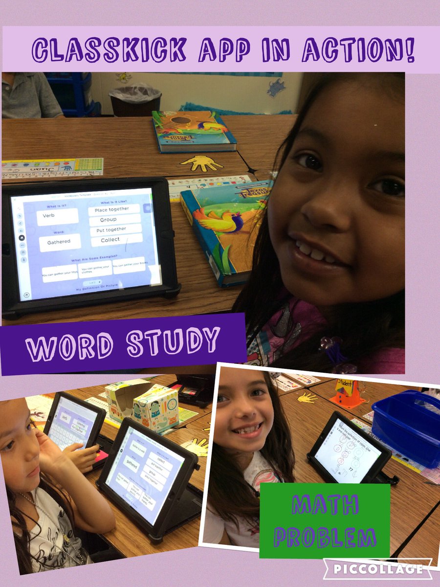 Martinez_2nd's tweet photo. Classkick app was a hit! S's worked on vocabulary &amp; math skills! Thank you Mrs. Yezak! #TeamHewitt2016 #HewittElem https://t.co/lpWZtQze1b