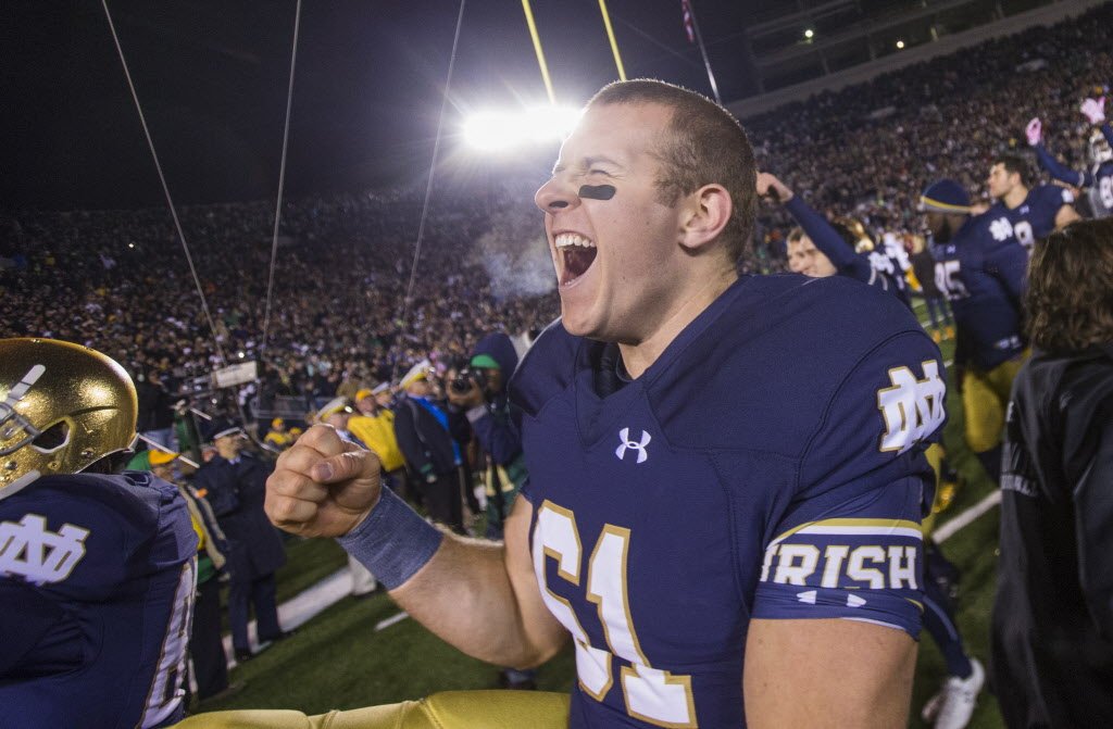 EHansenND's tweet photo. Anonymity's a snap for #NotreDame grad senior @sdaly61 Scott Daly 
— and a sign of success, too: https://t.co/F6gKxXoJ7w https://t.co/EymkFYnlrm
