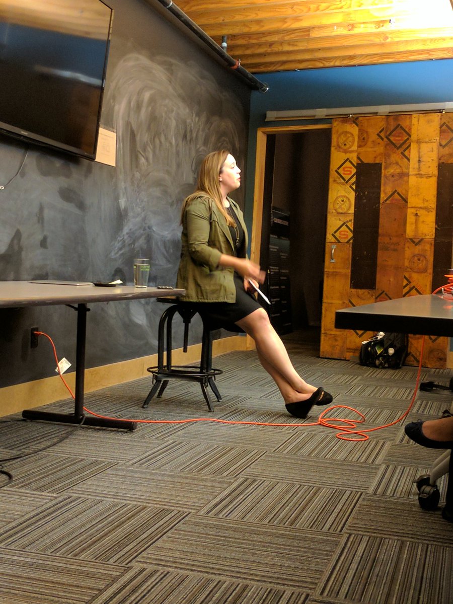 KDEVCA's tweet photo. #socool listening to @jennyvanceindy share her expertise with @IamAStartupLady. Such a great energy at @SpeakEasyIndy
@KelleyDirect #startup https://t.co/QdKvKmjCKv
