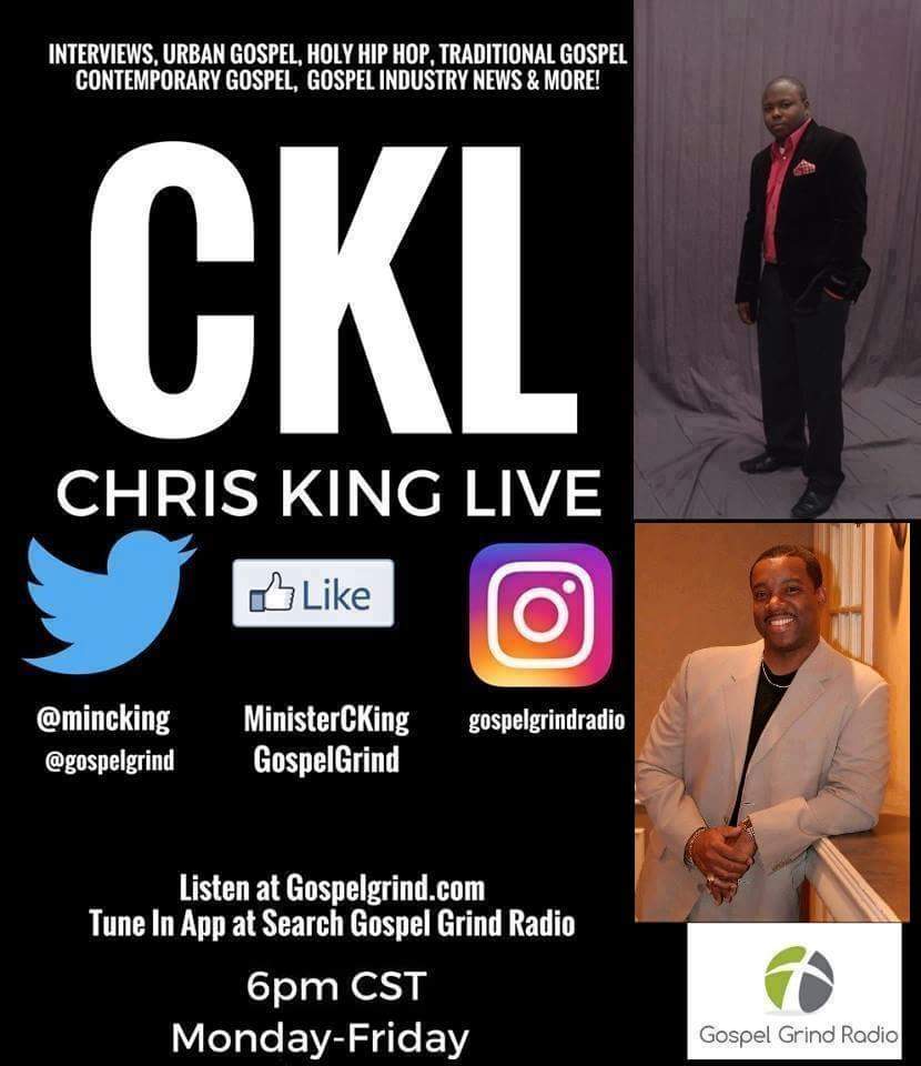 mincking's tweet image. #NowPlaying @mincking on @GospelGrind at gospelgrind.com Chris King LIVE with gospel artist @HowardSapp