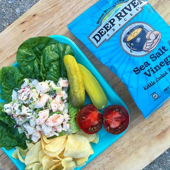 deepriversnacks's tweet photo. We are looking for our next #ChipChamp! Tweet a pic of your Deep River Snacks for the chance to win chips &amp; shirt! https://t.co/H5TSxlkw32
