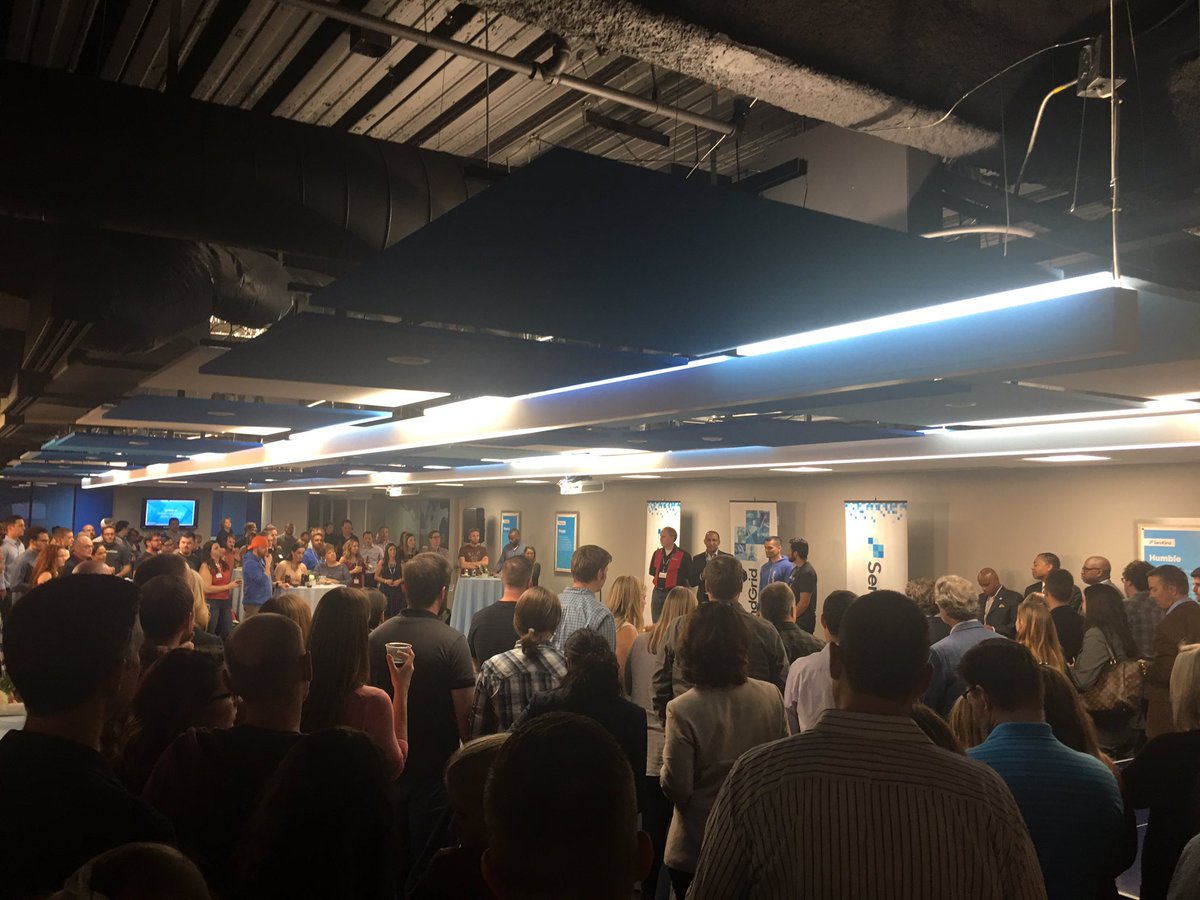GuestBrew's tweet photo. Congrats on the new digs @SendGrid ! Hungry, Happy, Humble, and Honest gets you a long way! https://t.co/mRHLDm7g6V