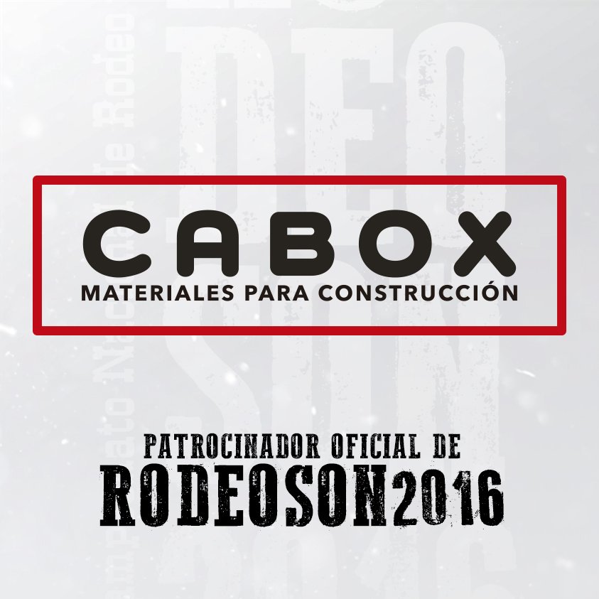 rodeoensonora's tweet photo. ¡#Cabox también es patrocinador oficial del XX Campeonato Nacional de Rodeo en Sonora! Los mejores materiales para la construcción. 👏🏼 https://t.co/3Gfr9ZBXql