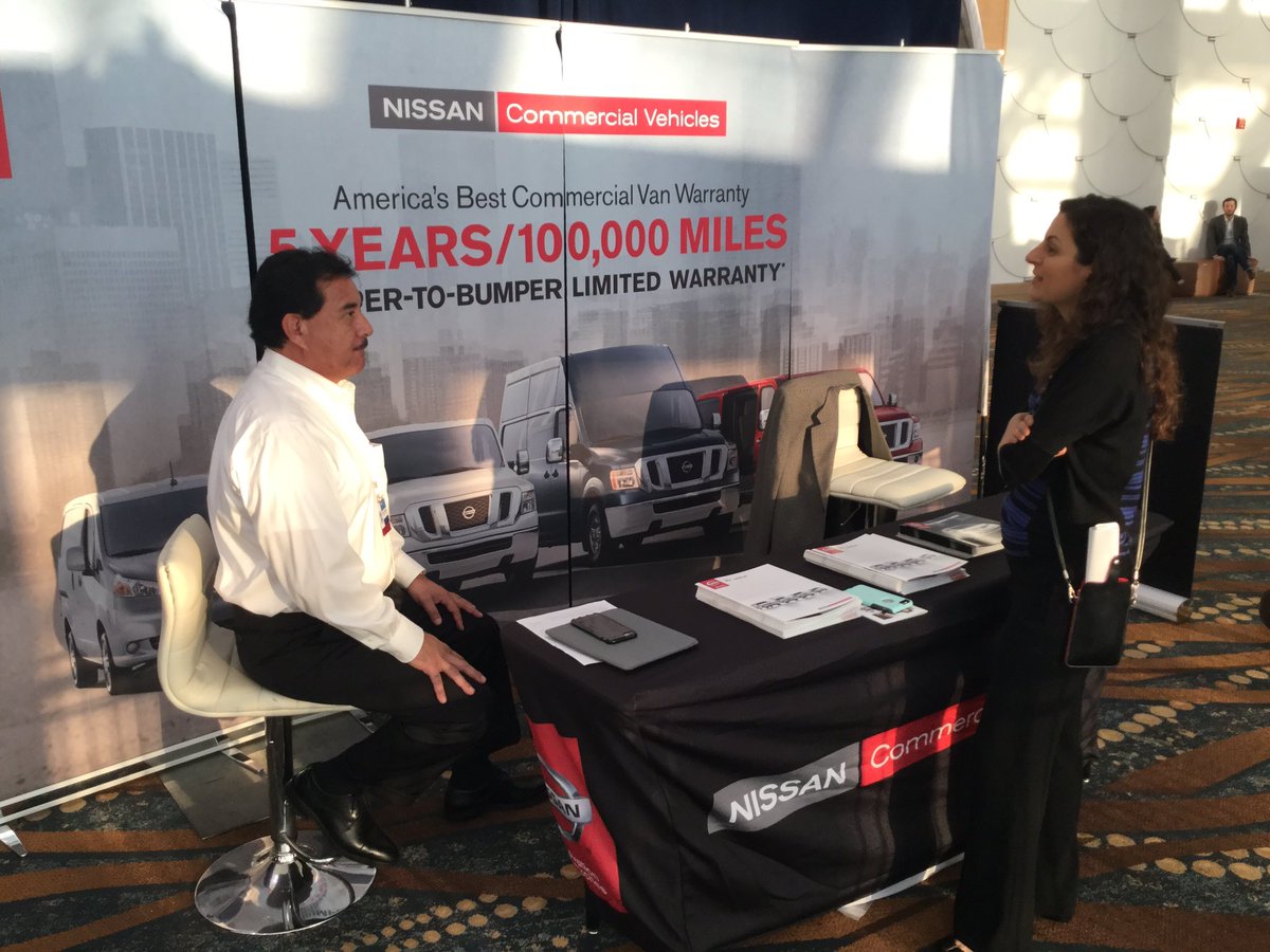 Come to the <a href="/Nissan/">Nissan</a> booth to learn more about how commercial vehicles can help elevate your business. #E360