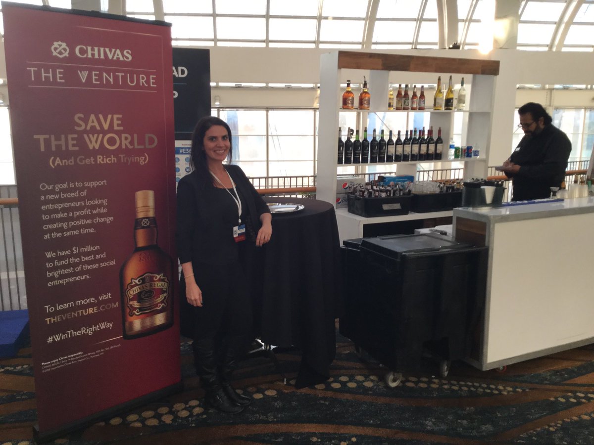 Tasting made complimentary by our sponsor <a href="/ChivasRegalUS/">Chivas Regal US</a>. Enjoy responsibly, #E360 attendees! #WinTheRightWay