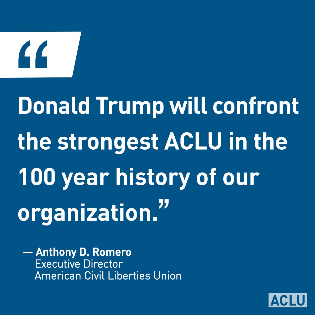 sdicACLU's tweet photo. Thanks to our new supporters, your civil rights and freedoms are protected by the strongest ACLU ever. https://t.co/dKztlefCjN https://t.co/4FOpKMgDA3