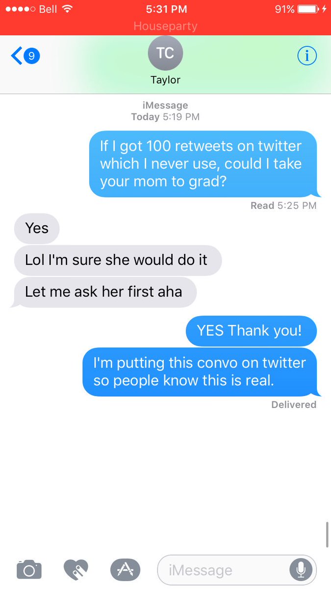 Tgrades27's tweet photo. PLEASE HELP. 100 retweets and I get to take Taylor Cassidy's mom to grad. Please retweet. #shootingforthestars https://t.co/qRMmapZELU