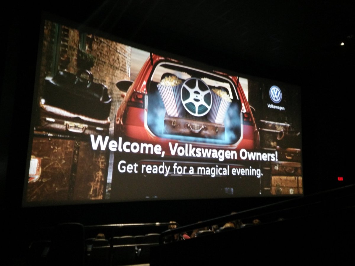 TechStud's tweet photo. Thanks @VWcanada for treating is to a movie!
#VWPlus
#FantasticBeastsAndWhereToFindThem
@CineplexMovies https://t.co/syLXtyGYsd