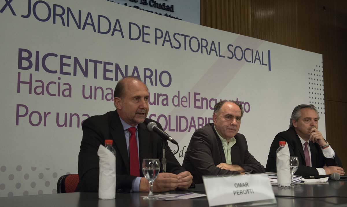 omarperotti's tweet photo. Diserté en la XIX Jornada de Pastoral Social “Hacia una Cultura del Encuentro. Por una nueva SOLIDARIDAD”. https://t.co/WQldJQPtDS