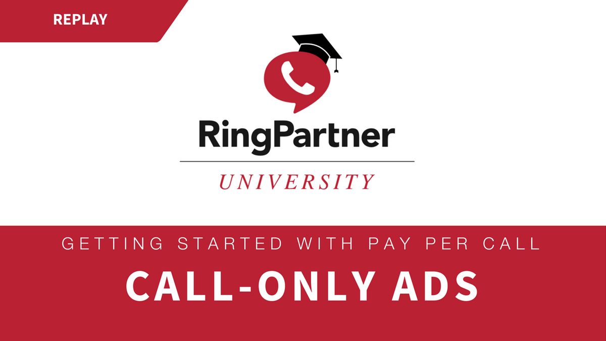RingPartner's tweet photo. Learn how to launch a #CallOnly pay per call campaign in #AdWords with our comprehensive video #tutorial https://t.co/k3PLNQUVxm https://t.co/WQbGAGVpD0