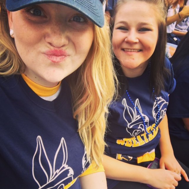 SigmasOnCampus's tweet photo. Sigmas love football season! Especially our lovely sisters @MusicallyLuLu10 and @AnnikaShuster! #SigmaTrue https://t.co/ZcYuSvdvYX
