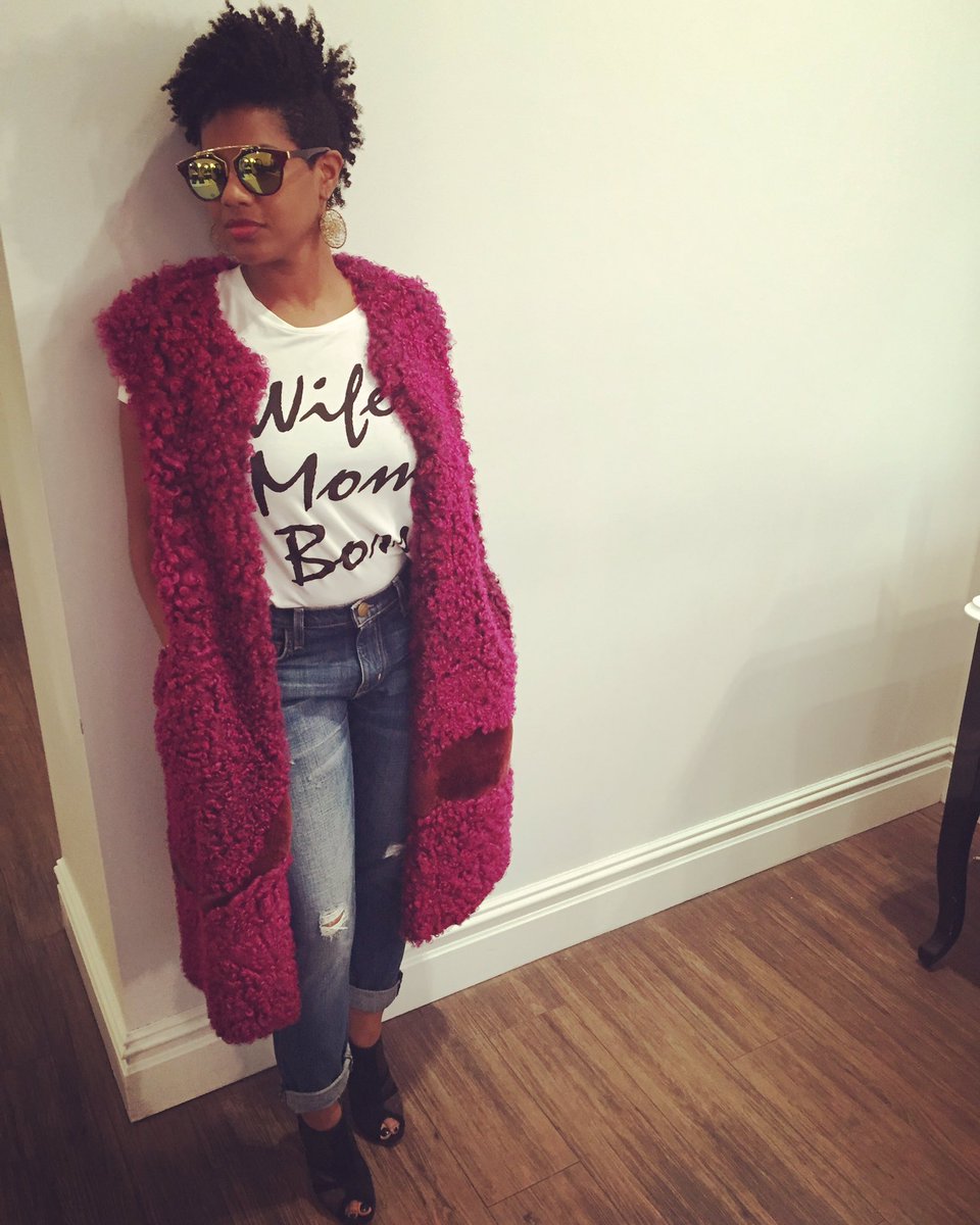 This stunning Roksanda fur vest <a href="/luxurygarage/">Luxury Garage Sale</a> Event! #ootd #styling