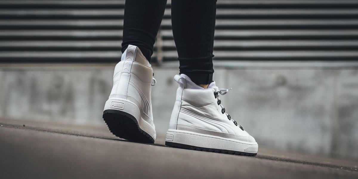 puma ren boot white