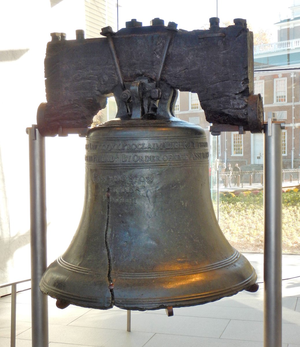 WHarpine's tweet photo. #LibertyBell #Freedom #Philadelphia #NCA16 The Liberty Bell, a symbol of American independence. https://t.co/w0bQCU2q7J