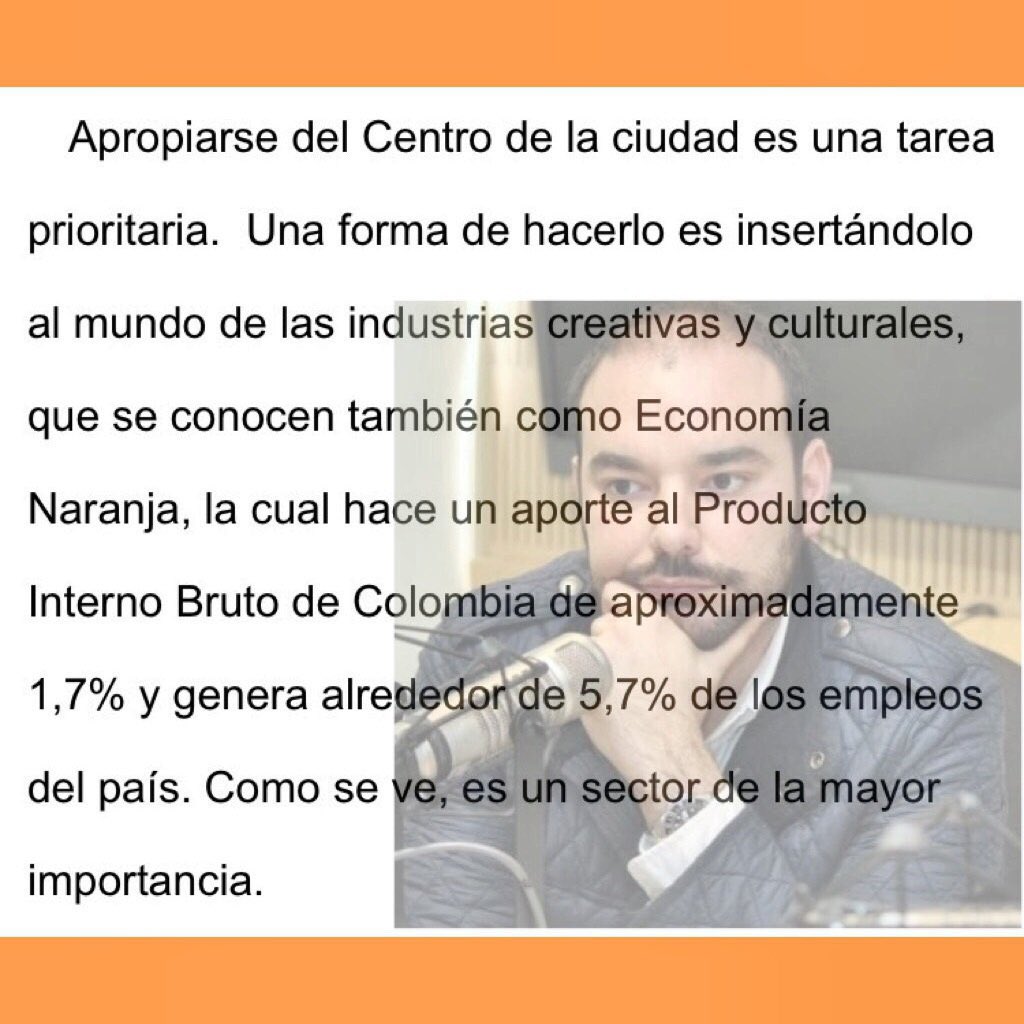 JovenesHoracio's tweet photo. @HoracioJSerpa

"Bogotá, siendo una de las grandes ciudades de Latinoamérica, no puede quedarse atrás" https://t.co/AslsOGZ6IV