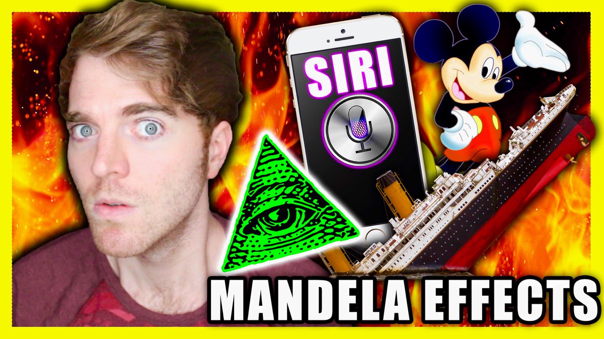 Shane Dawson On Twitter Do You Believe These Conspiracies Conspiracy Theories New Mandela Effects Https T Co 2k6kcdsacv Rt