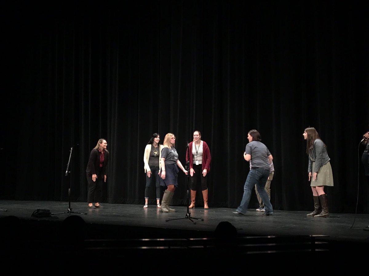 humorwrites's tweet photo. Our wonderful teachers take a go!! #HumorWrites #MesaArtsCenter https://t.co/g3hjO0N3eJ