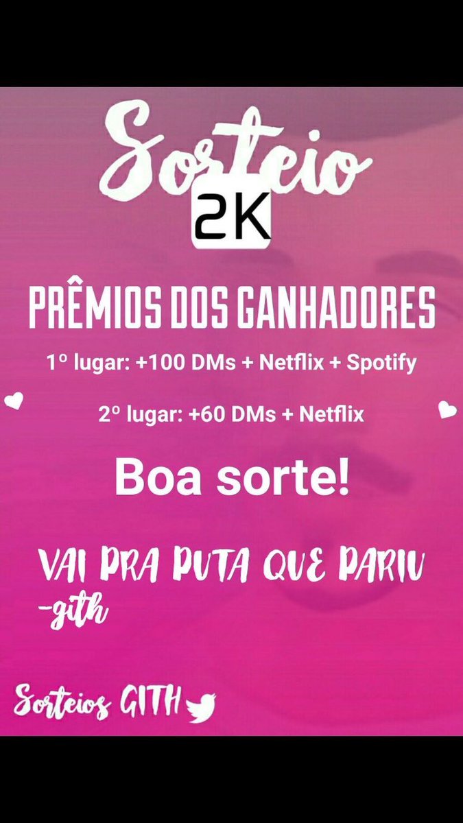 brookesadness's tweet photo. Sigo o @SorteiosGITH e quero ganhar o mega sorteio de 2K que eles estão fazendo #MegaSorteiosGITH https://t.co/cDIiHRm5Mk
