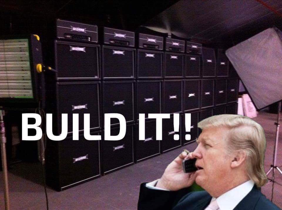 wizardamps's tweet photo. Wall of loud! #WizardAmps https://t.co/erXud35qWi