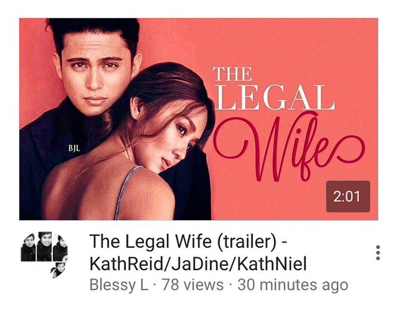 jamesxkathryn's tweet photo. The Legal Wife - KathReid/CatWolf version up on YouTube! 💛 || https://t.co/E4tCDf1SUT https://t.co/gqcuXBXE0p