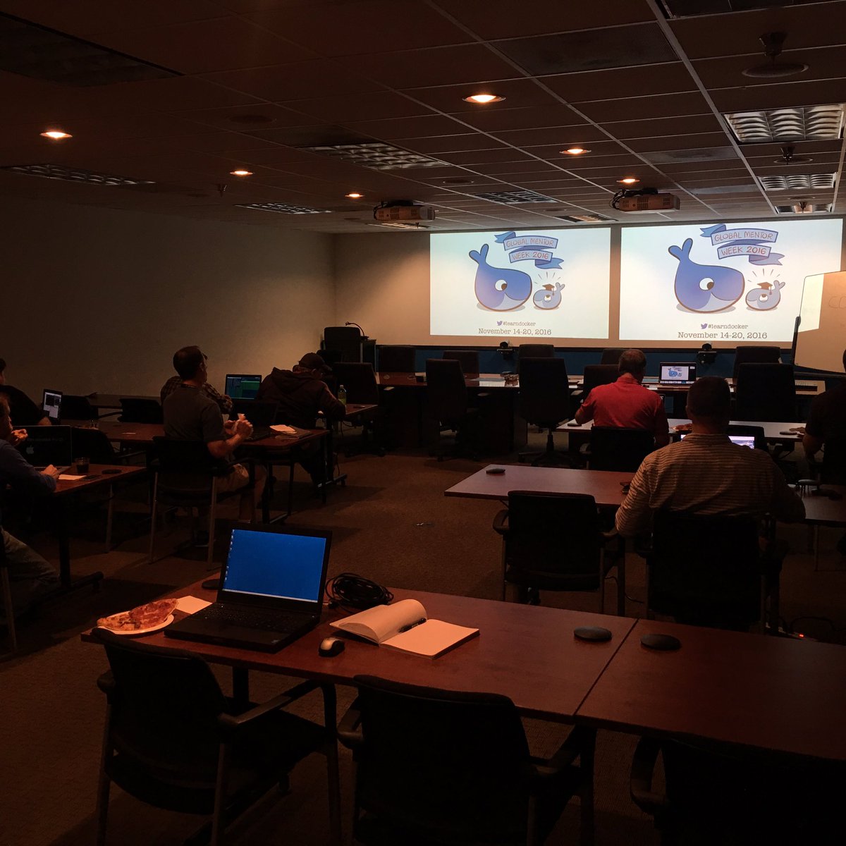 caldwellw's tweet photo. Hosting Global Mentor Week at ISS HQ. @docker @ISSNews #learndocker https://t.co/1jtIaVjZLk