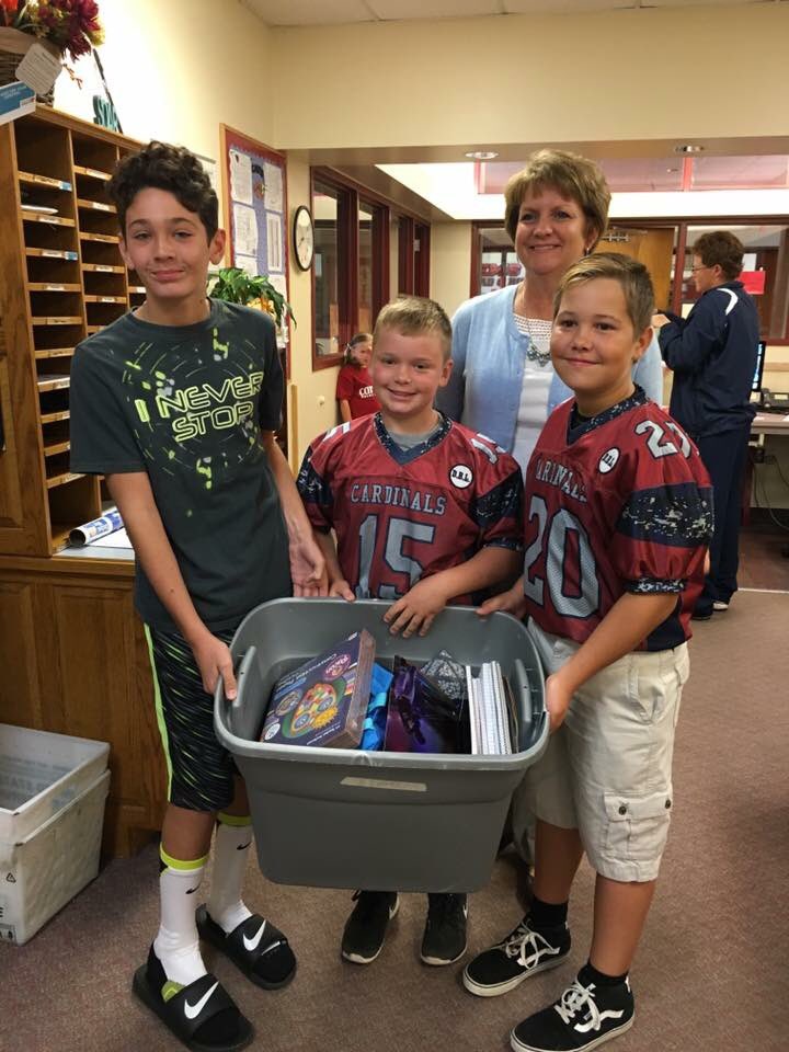 eyfca's tweet photo. 2016 Service Projects: Raised over $400 for school grants and 450 food items for local food banks. Go Cards! https://t.co/telzCrOrdP
