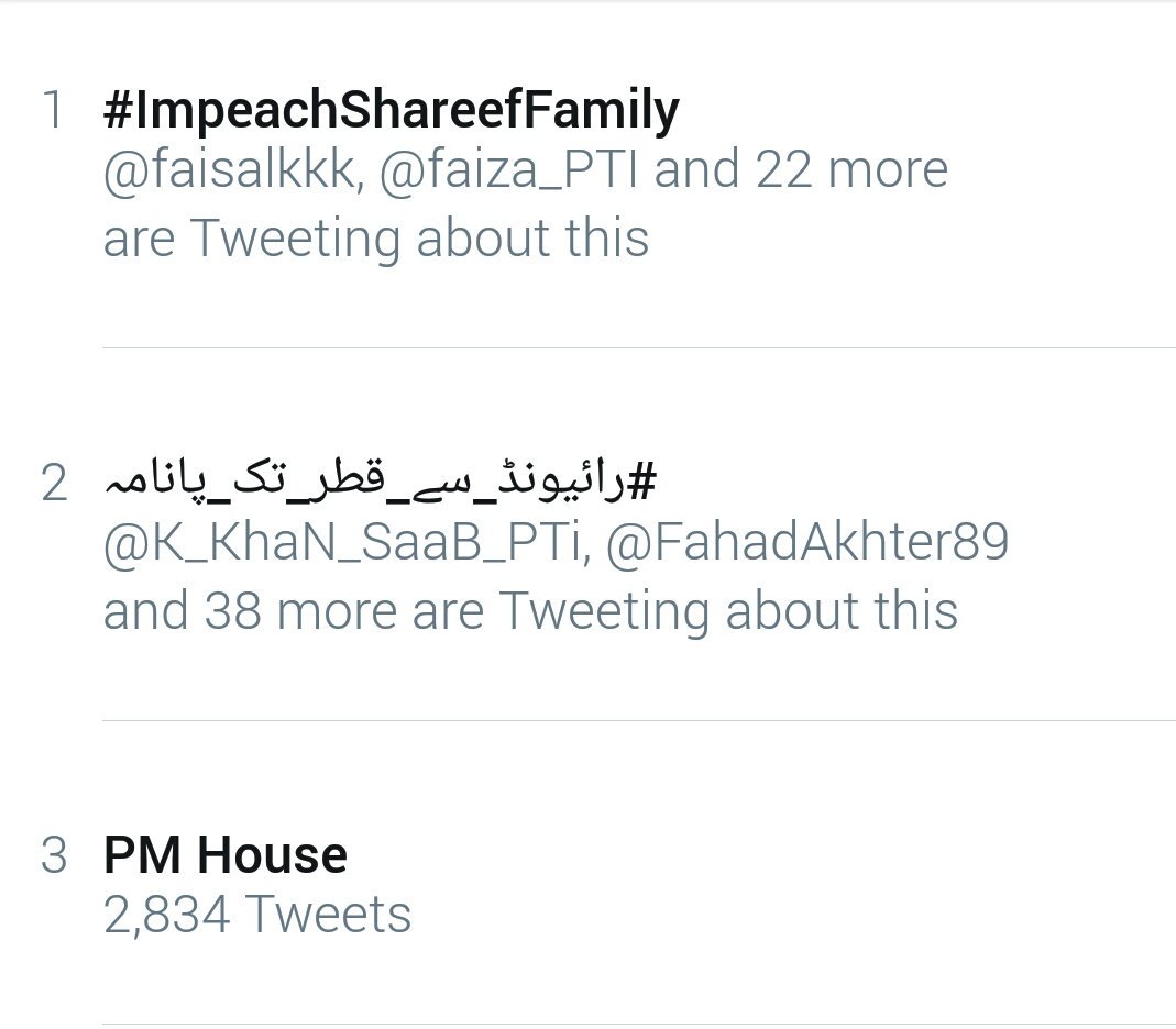 imohsinrqureshi's tweet photo. Well Done PTI VF
HT #رائیونڈ_سے_قطر_تک_پانامہ
Is Trending in In Pakistan Now
🎉🎉🎉🎉
@PTI_VF 
@khan_ki_cheeti 
@faiza_PTI 
@naveedashrafra1 https://t.co/ysYx5qo7oN