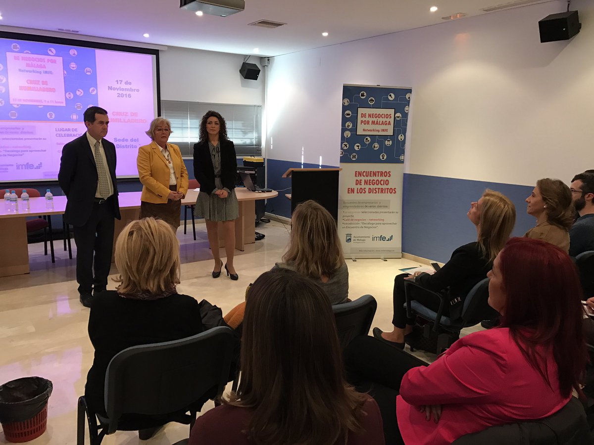 malaga's tweet photo. Emprendedores y empresarios de #CruzDeHumilladero se encuentran esta mañana en el ciclo de #networking 'De Negocios por #Málaga' https://t.co/lkv1Pu8d8Q