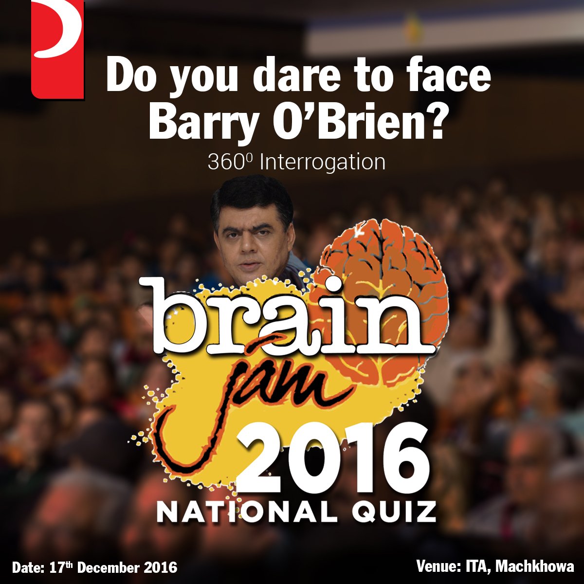 PriyaC_adv's tweet photo. Do you dare to face Barry O'brien?
#brainjam2k16 #barryobrien #quiz #nationalquiz https://t.co/FfIovHULGu