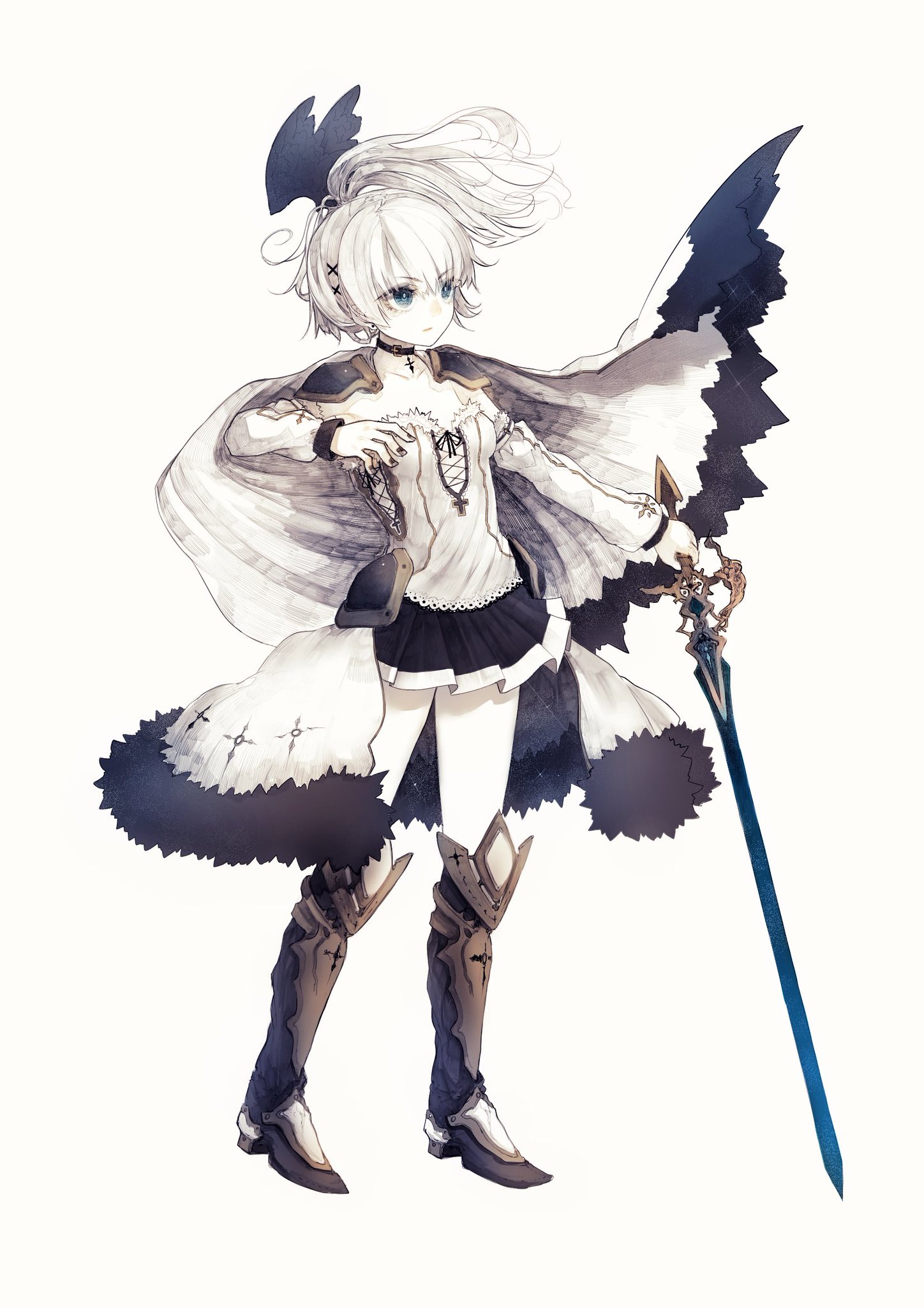 リウイチ No Twitter デザフェスで販売する画集の表紙イラストです