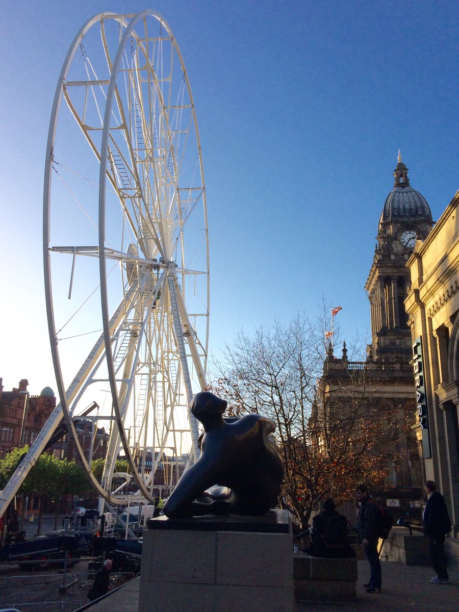 CraftLeeds's tweet photo. Gorilla @HMILeeds #citysculptureprojects1972 observation wheel @leedslibraries #tipis @LeedsArtGallery #Leeds culturalquarter has lots on! https://t.co/jevSYkXWXD