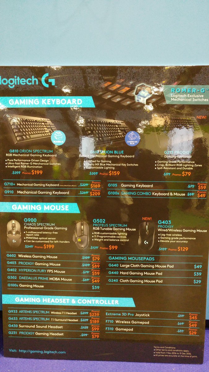 hardwarezone's tweet photo. Logitech gaming offers from #CEF2016 https://t.co/AnXHXcHFBc
