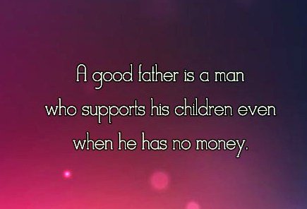 1Father5's tweet image. A Good Father Supports. #1Father #SupportiveFather #ShoutOutToAllTheSupportiveFathers
