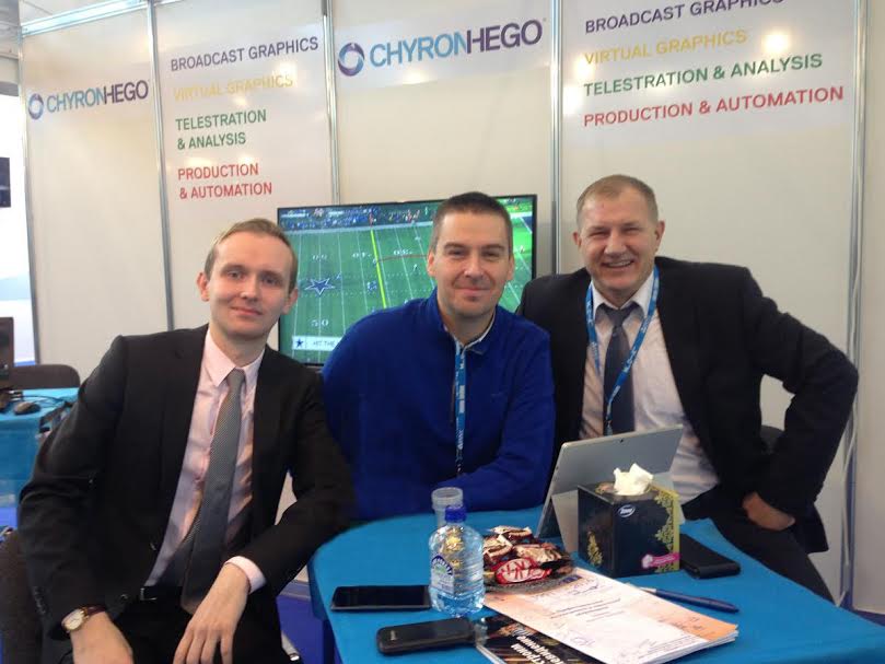 ChyronHego's tweet image. Attending #NATEXPO? Stop by and see Team ChyronHego at Stand A35-1. #broadcastgraphics #virtualgraphics #telestration