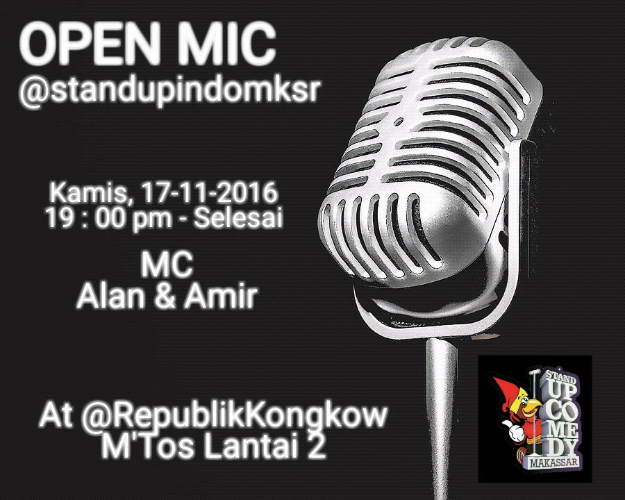 aisnul_'s tweet photo. Yuk di cek posternya, datang yaah malam ini di republik kongkow M'Tos lantai 2. :) https://t.co/xXdxrwLTTV