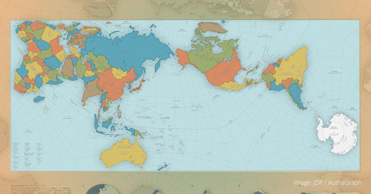 The AuthaGraph map represents the world more accurately than any other map to date. curiosity.com/topics/authagr…