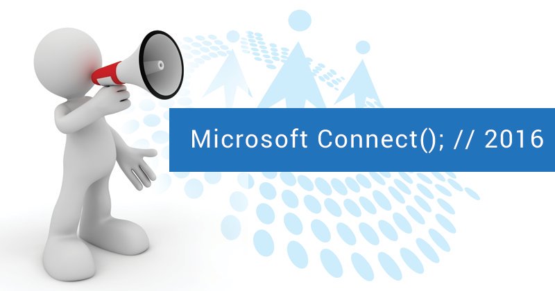 CsharpCorner's tweet image. .@Microsoft Connect 2016 Announcements goo.gl/vc9Jql cc @CsharpCorner @mcbeniwal #msftconnect #Connect2016