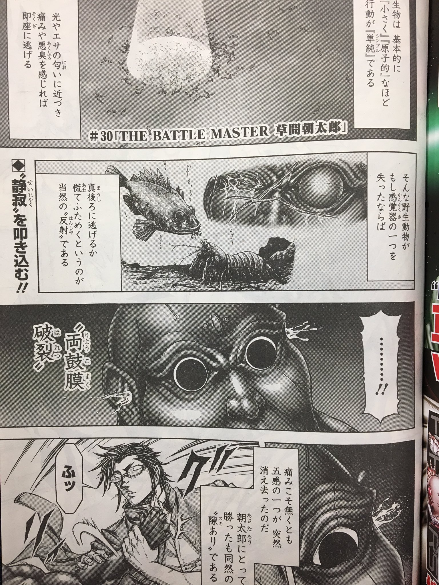 テラフォーマーズ 公式 本日11月17日はヤングジャンプ第51号の発売日 テラフォーマーズ 新章30話が掲載されています 遂に邂逅した朝太郎と 祈る者 人類の存亡を賭け 最強 Vs 最悪 が激突する 展開激アツの テラフォーマーズ 今回は巻頭