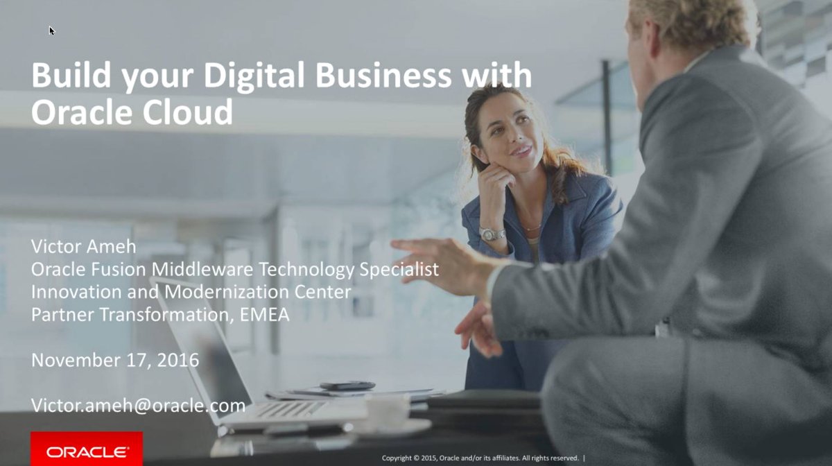isedouwes's tweet image. following a #oracledocs #oraclePCS #oracledx webcast for partners