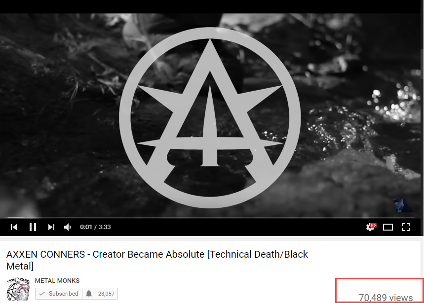 AxxenConners's tweet photo. Holy crap ! 70k views  #metalmonks page! https://t.co/kJez8kLVN9