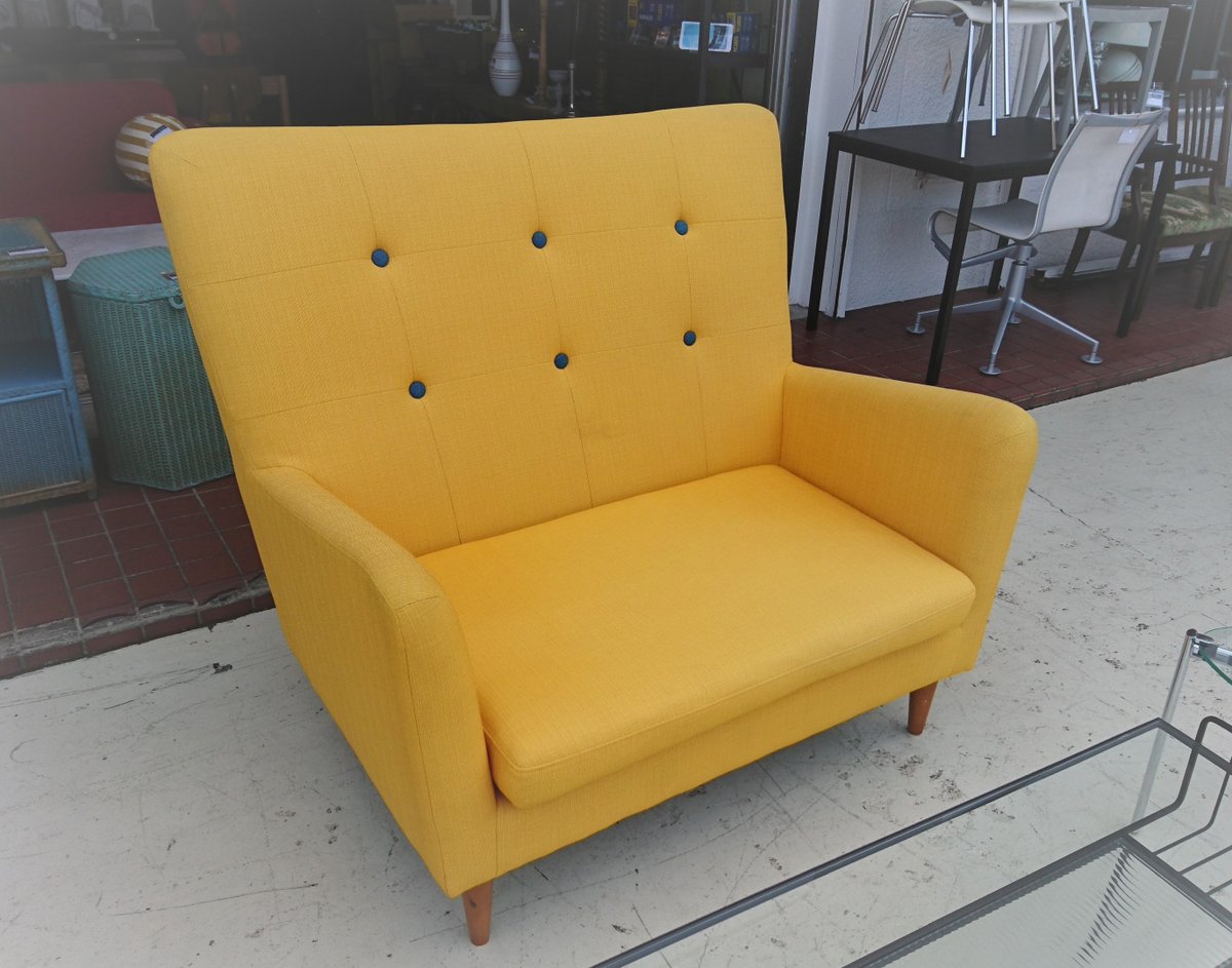 Francfrancソファ黄色 Francfrancソファ黄色