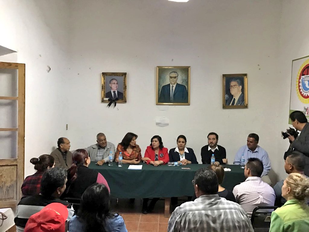 RPachecoDgo's tweet image. Salude a mis Compañeros de.ls.Federación de Lerdo y los convoque a la Nueva Unidad. Todos los cetemistas somos uno!