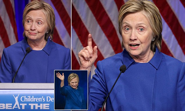 Wow! Hillary Clinton looks like shit!
